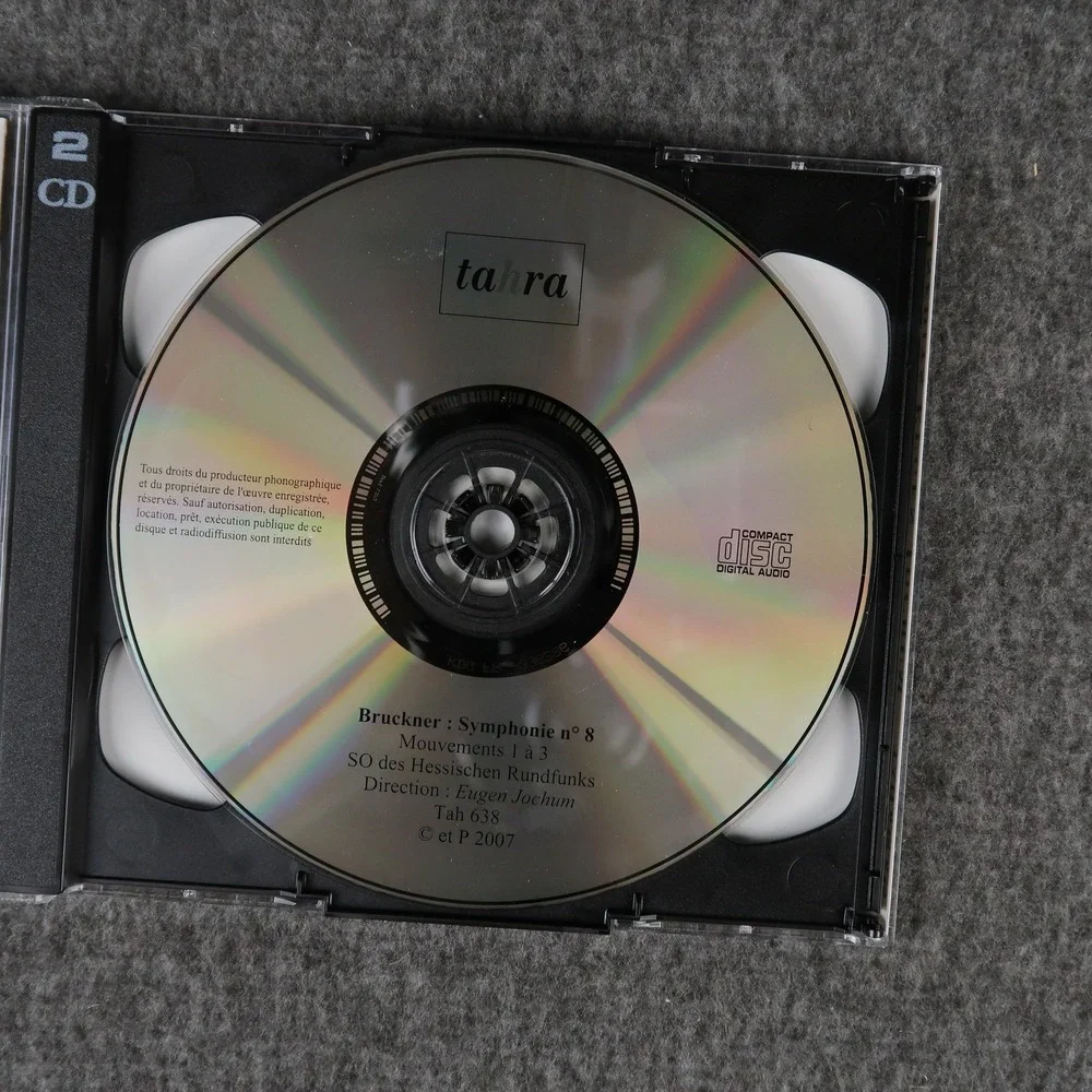 Eugen Jochum 2 CD Set Inedits Bruckner Symphony 8 Dvorak Concerto Tahra France - Picture 4 of 5